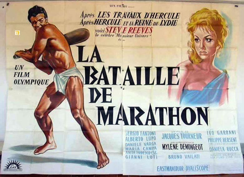 French poster for The Giant of Marathon