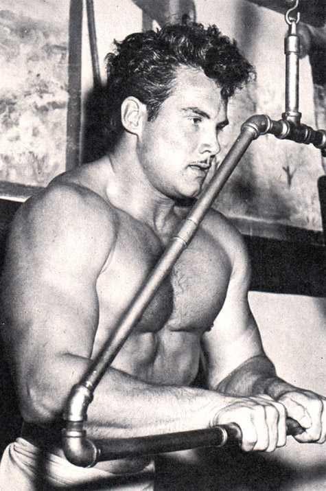 Steve Reeves Training Triceps