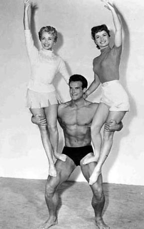 Steve Reeves in a publicity still for Athena