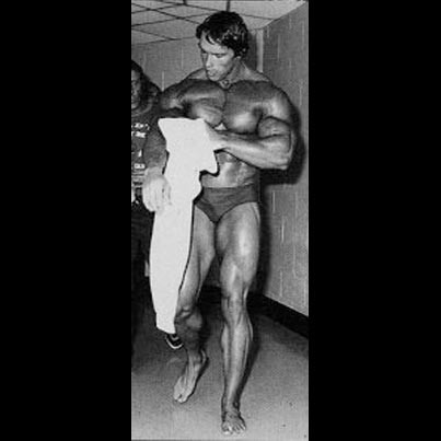 Arnold Schwarzenegger in 1974.